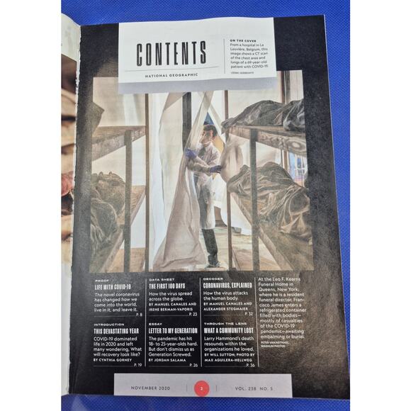 National Geographic November 2020 A World Gone Viral Pandemic Special Issue - Picture 6 of 7